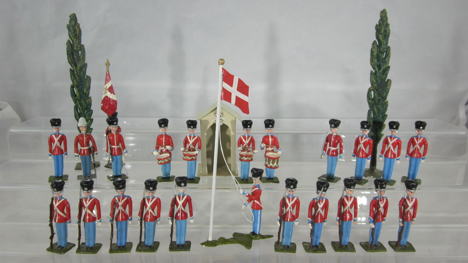 Potsdamer Zinnsoldaten Danish Flag Raising. (1 of 2)