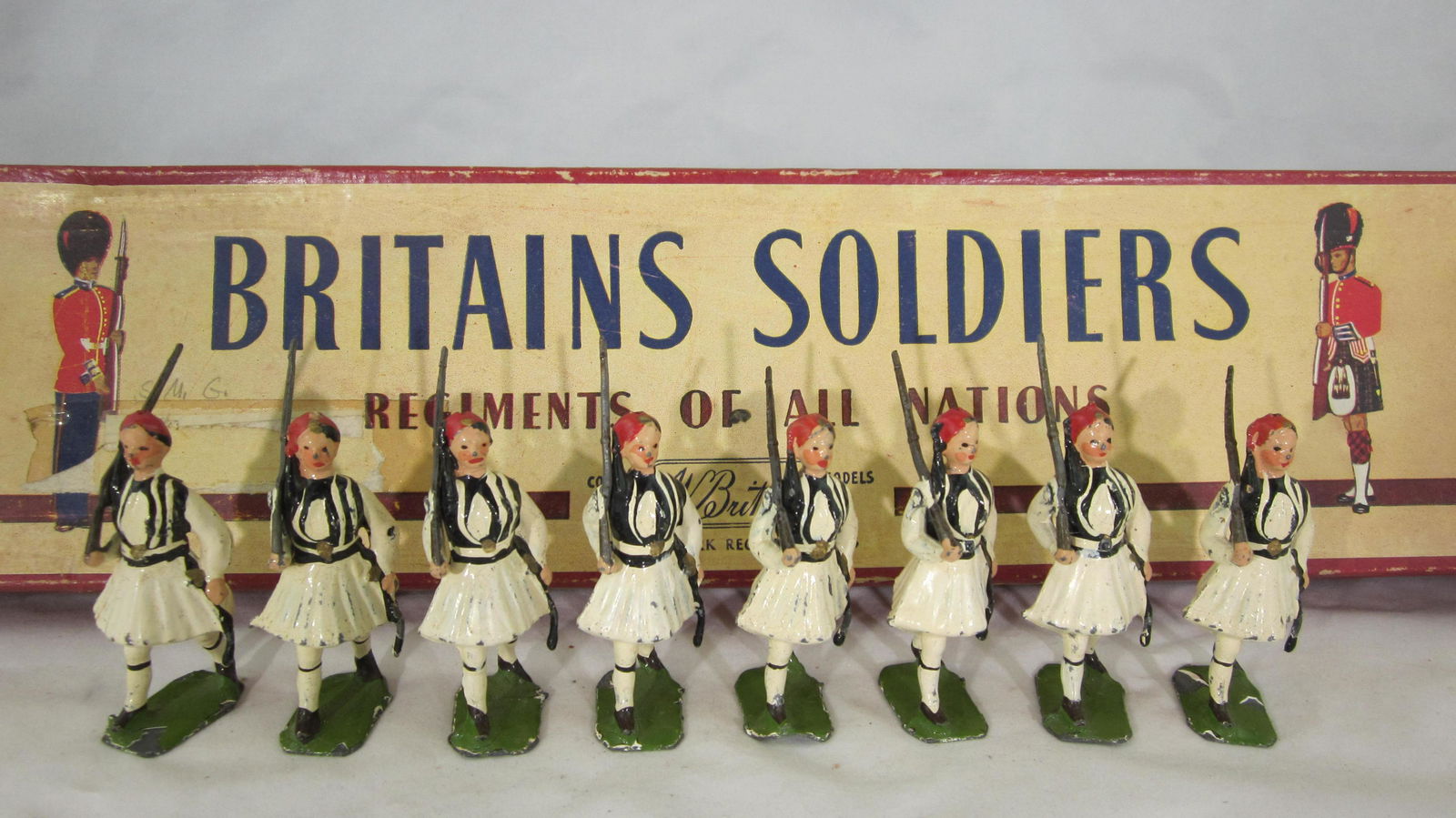 Britains Set #196 Boxed Greek Evzones. (1 of 1)