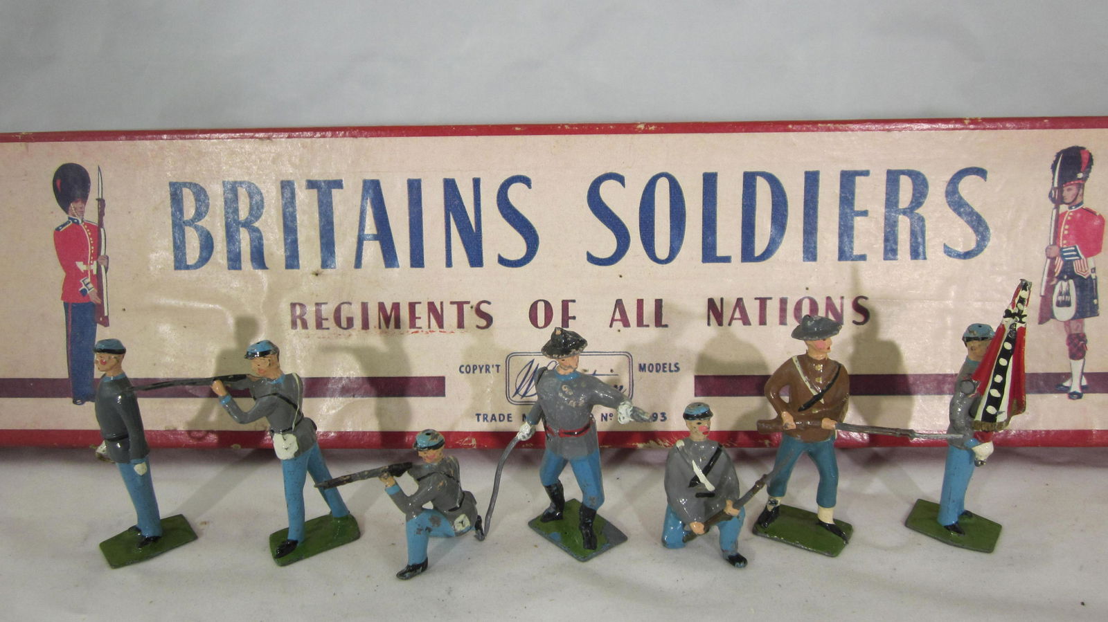 Britains Set #2060 Confederate Infantry. (1 of 1)
