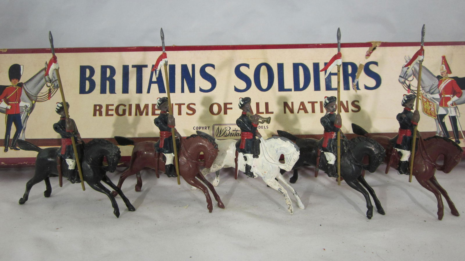 Britains Set #66 Connaughts Indian Army Cavalry. (1 of 1)