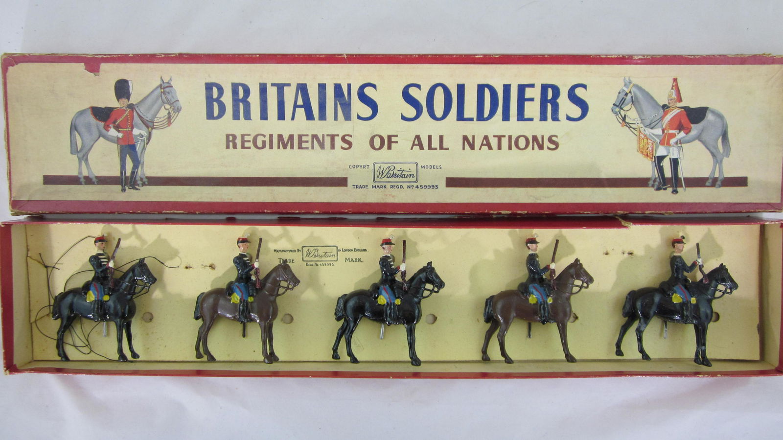 Britains Set #190 Belgian Chasseurs At Halt. (1 of 1)