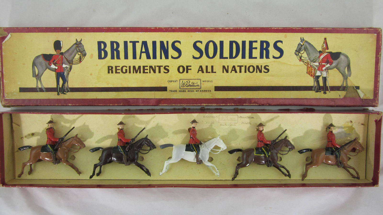 Britains Set #1349 Canadian Mounted Police. (1 of 1)