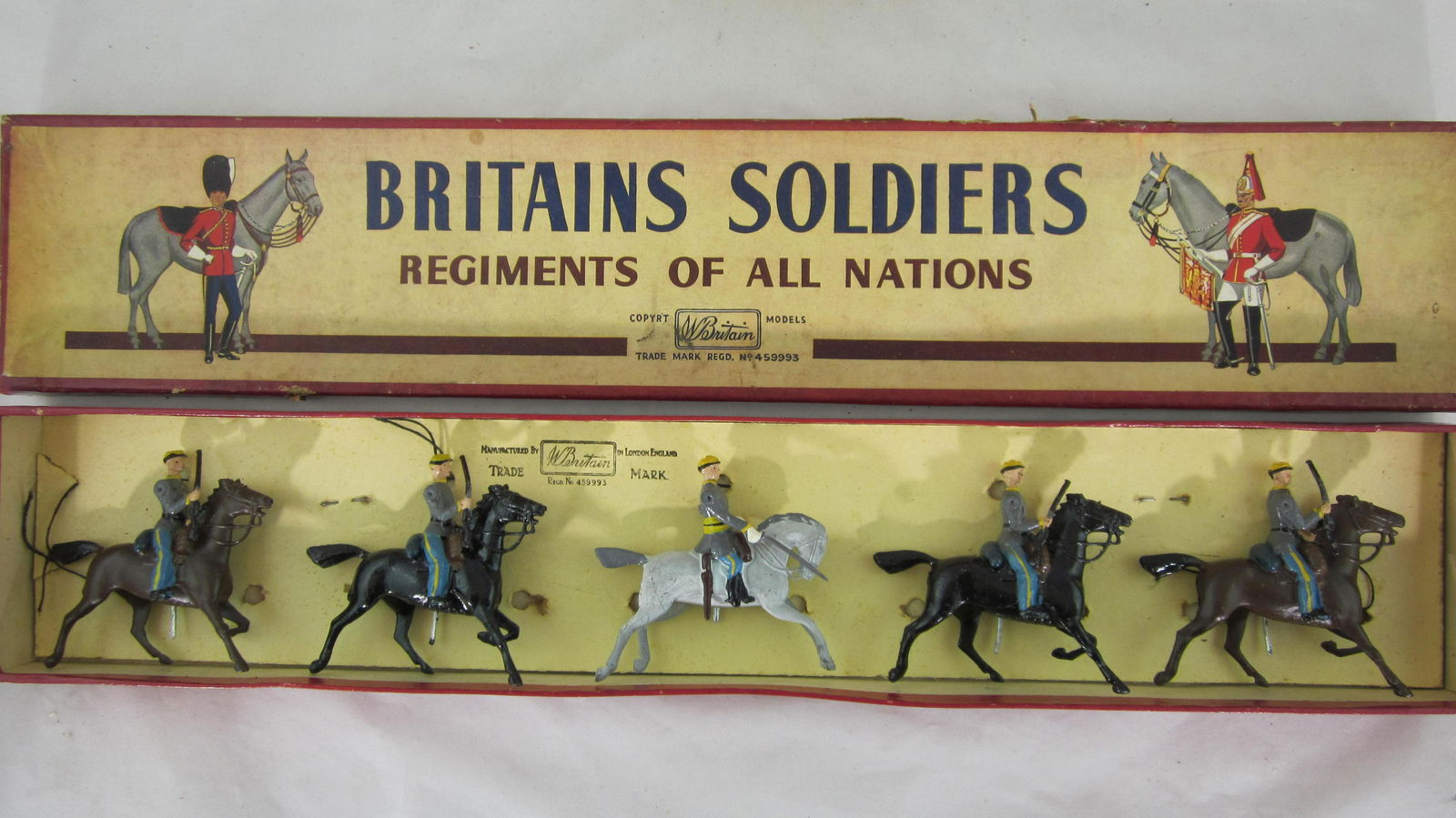 Britains Set #2055 Confederate Cavalry. (1 of 1)