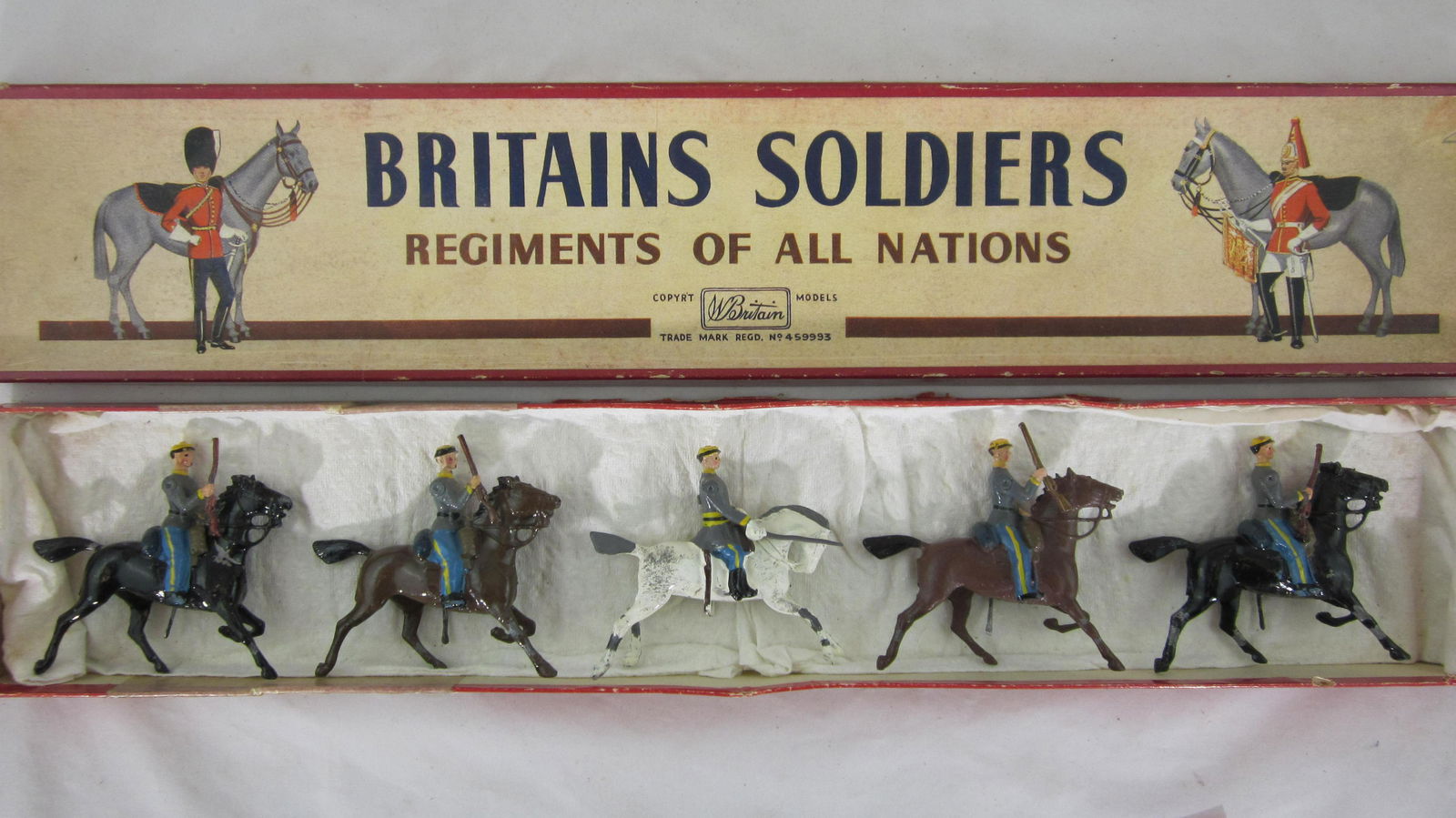 Britains Set #2055 Confederate Cavalry. (1 of 1)