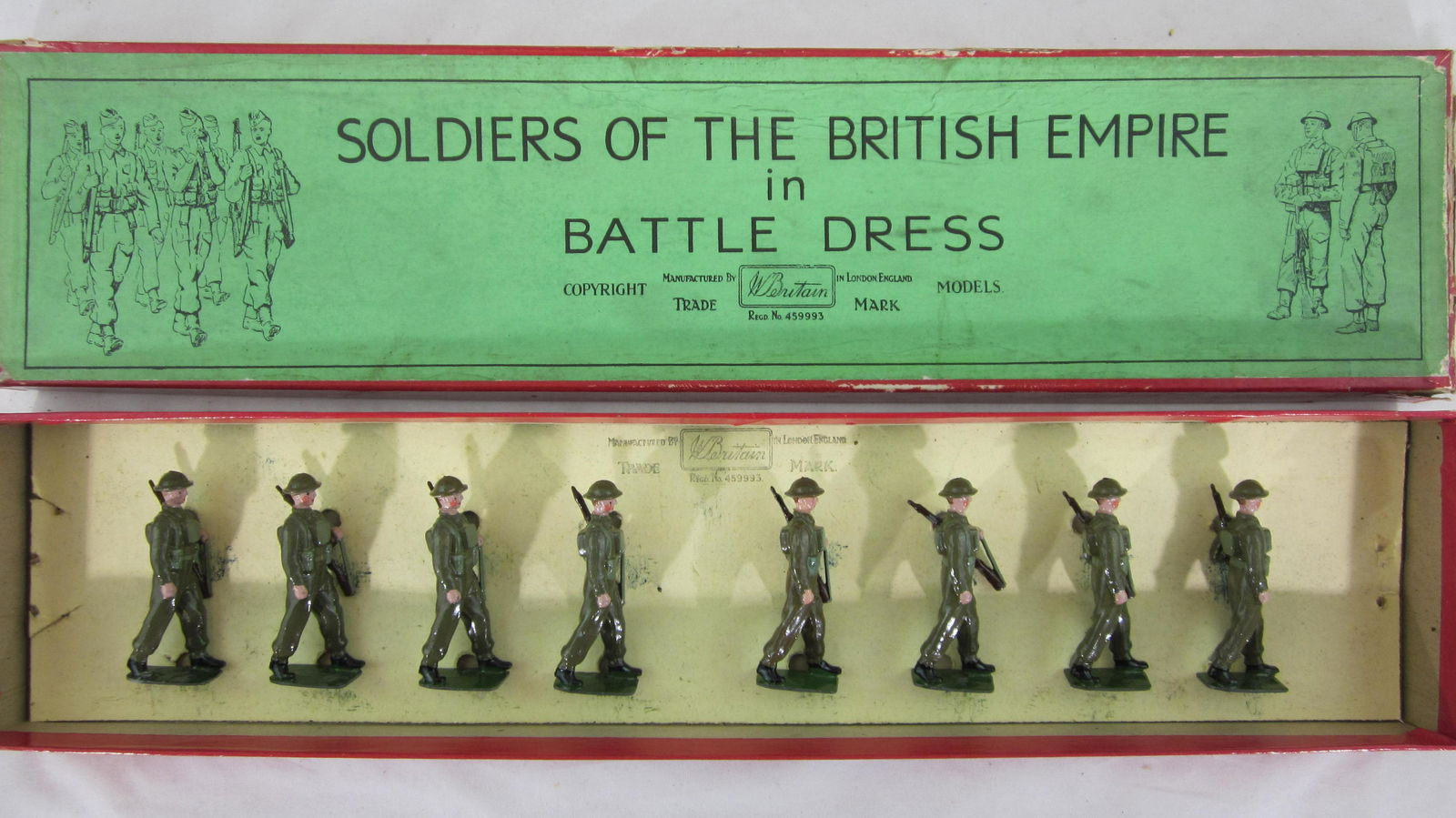 Britains Set #1858 British In Battledress. (1 of 1)
