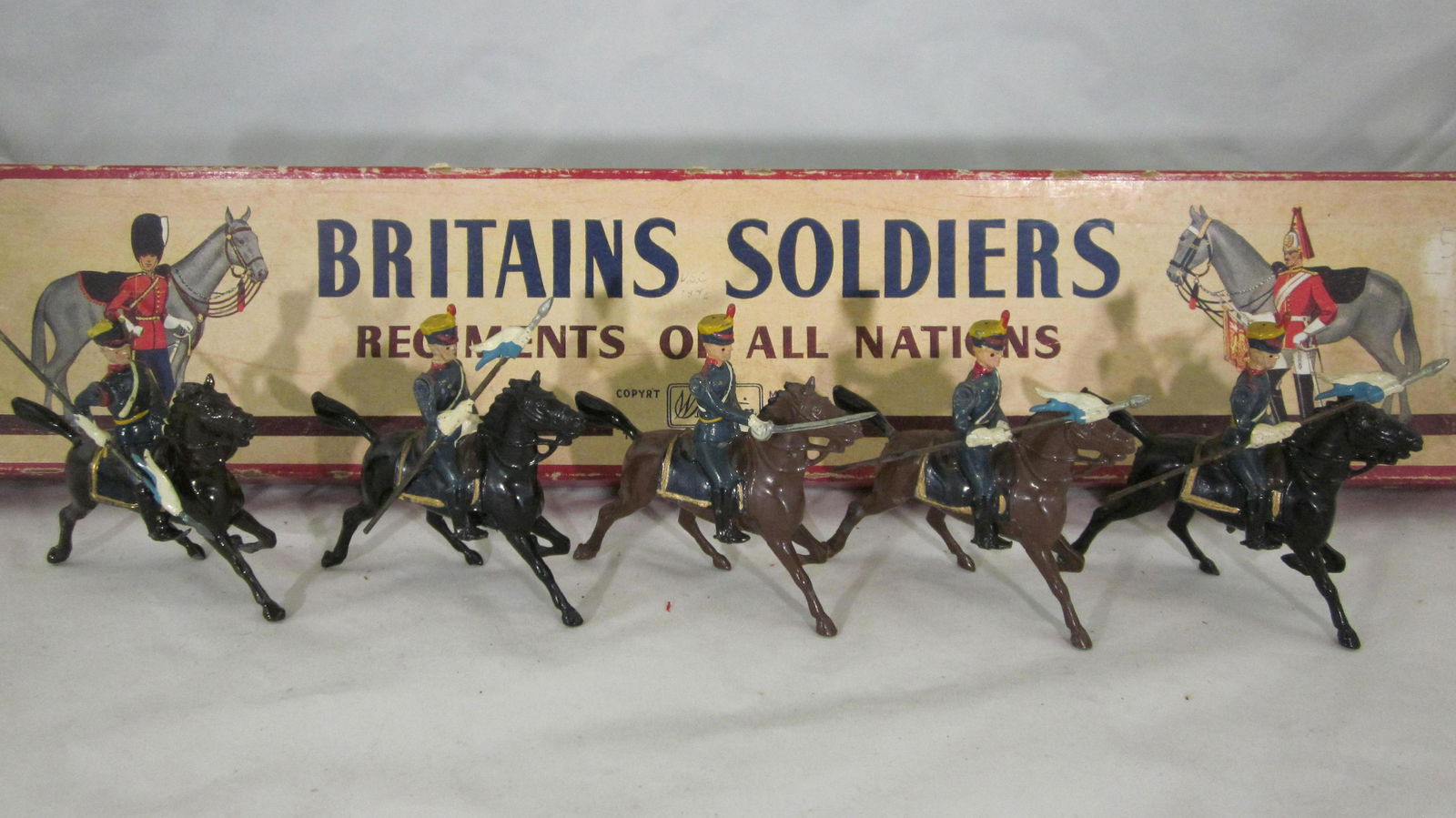 Britains Set #217 Argentine Cavalry With Lances. (1 of 1)