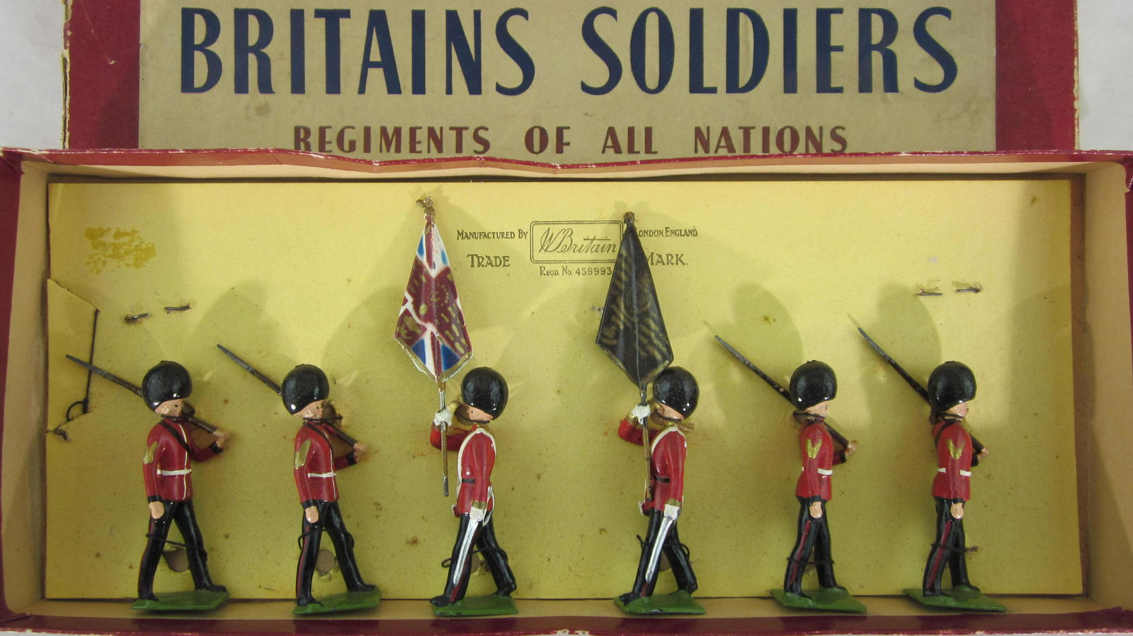 Britains Set #2084 Scots Guards Color Party. (1 of 1)