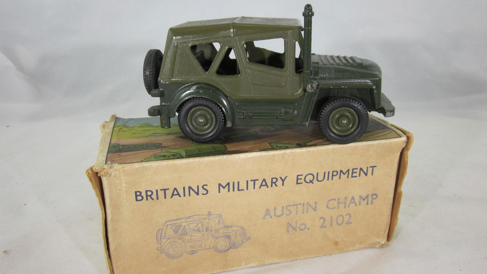 Britains Set #2102 Austin Champ With Snorkel. (1 of 1)