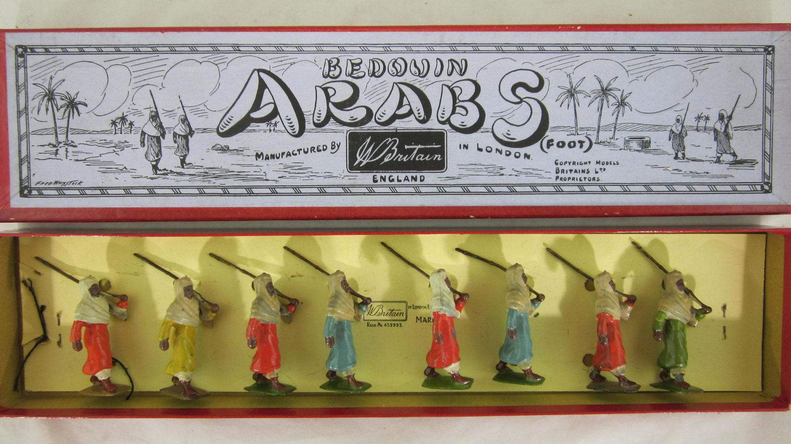 Britains Set #187  Marching Arabs. (1 of 1)