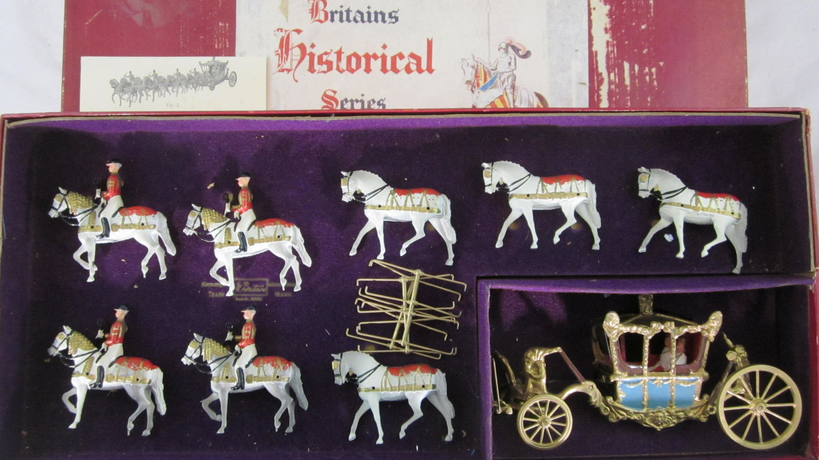 Britains Set #1470 Coronation Coach With Queen. (1 of 1)