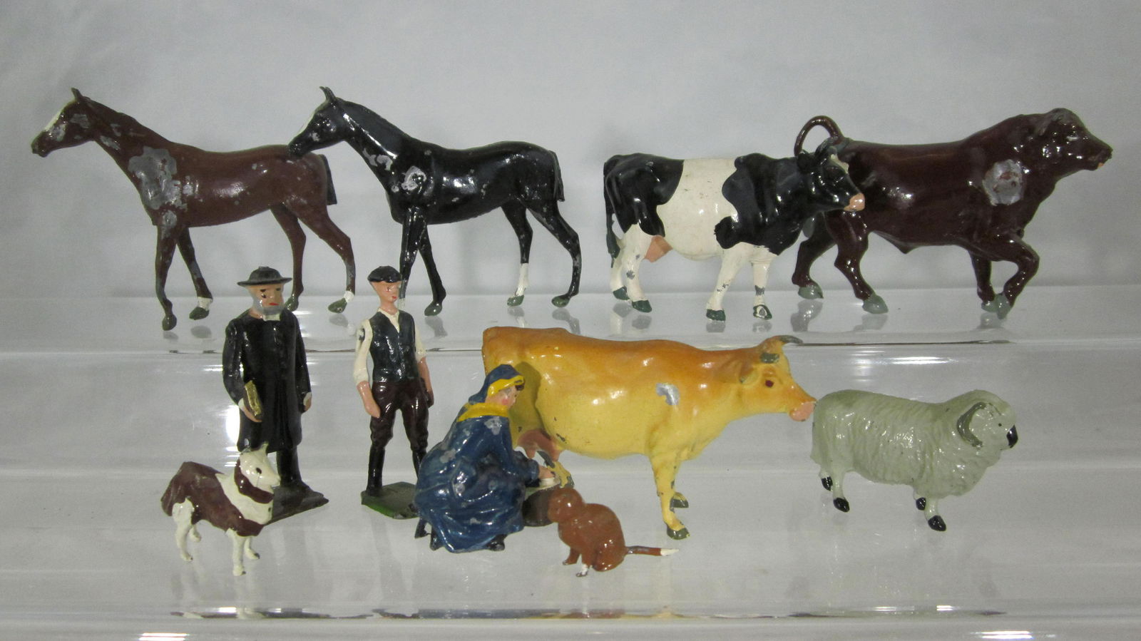 Britains Farm People And Animals Medley. (1 of 1)