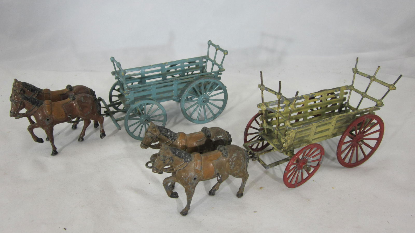 S.R. Of France Pair Of Farm Wagons. (1 of 1)