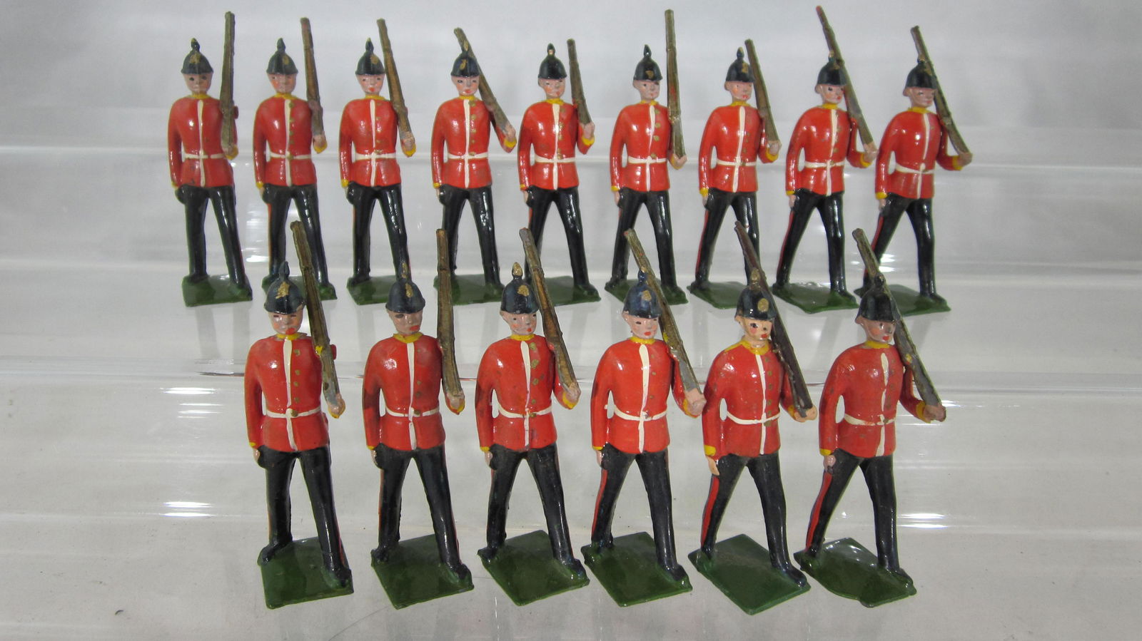 Britains #76 Middlesex Regiment Grouping. (1 of 1)