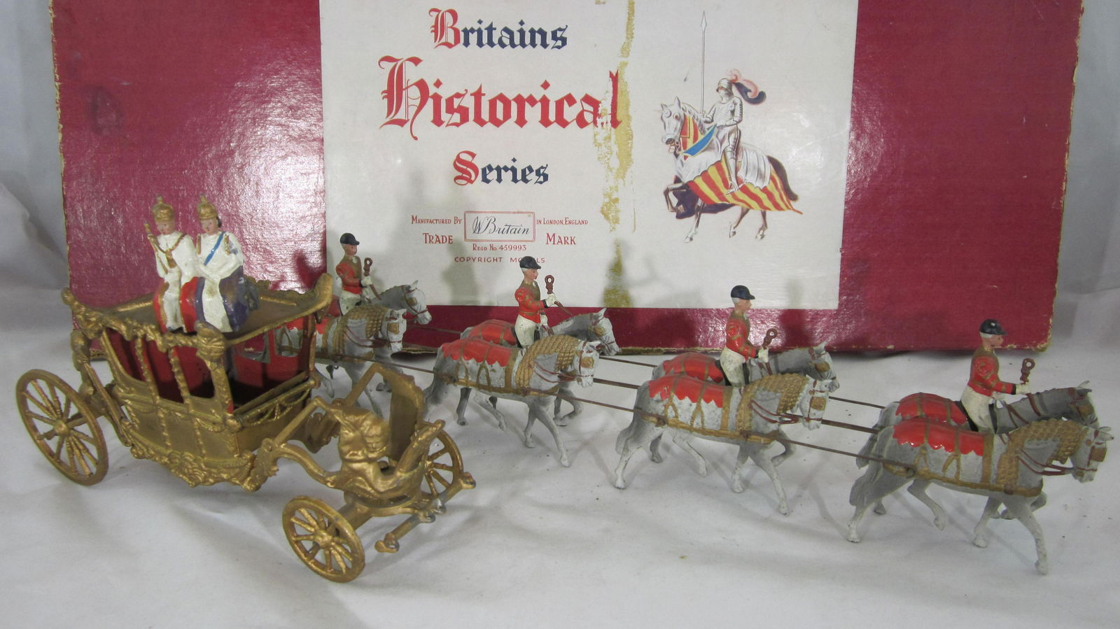 Britains Set #1470 George VI Coronation Coach. (1 of 1)