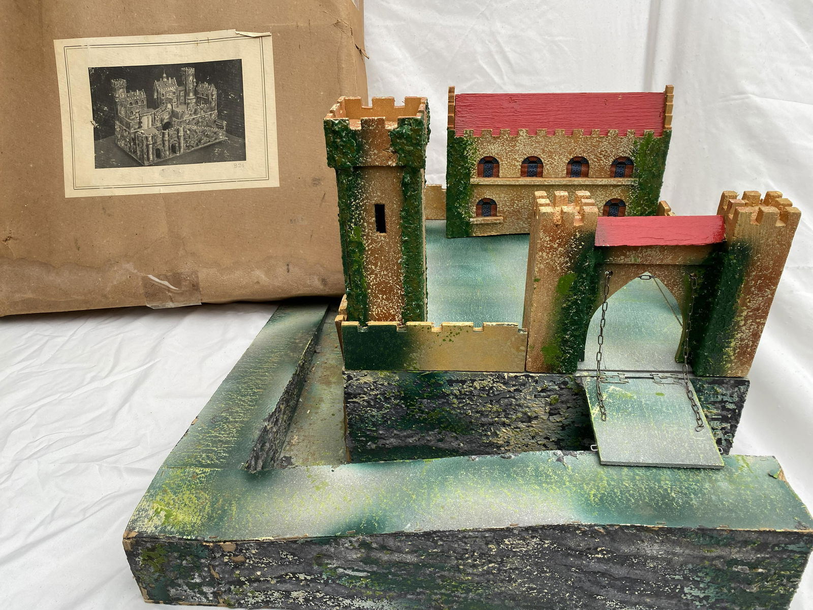 Wooden Castle With Moat And Drawbridge. (1 of 1)