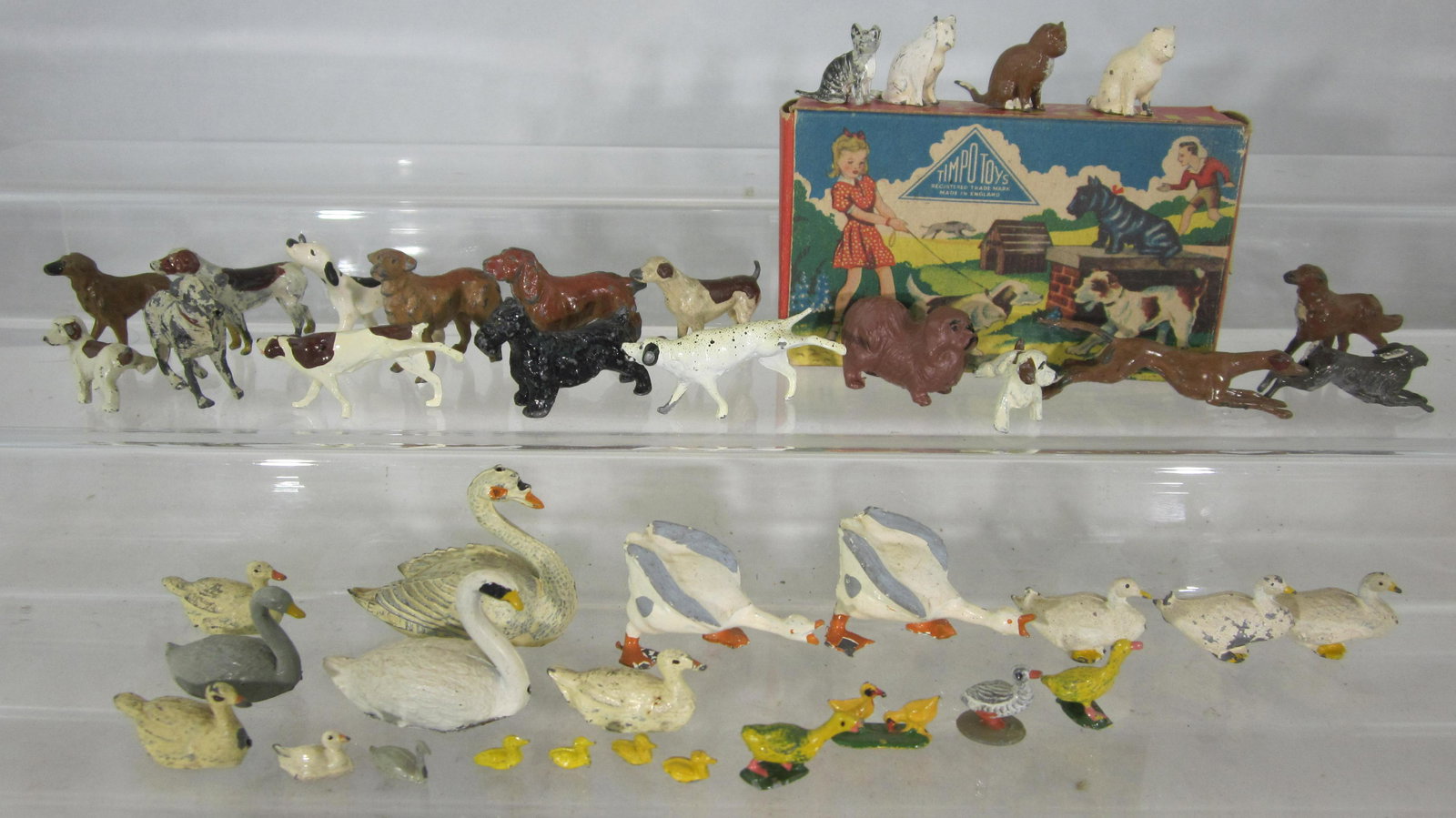 Britains And Other Maker Dogs, Cats And Fowl. (1 of 1)