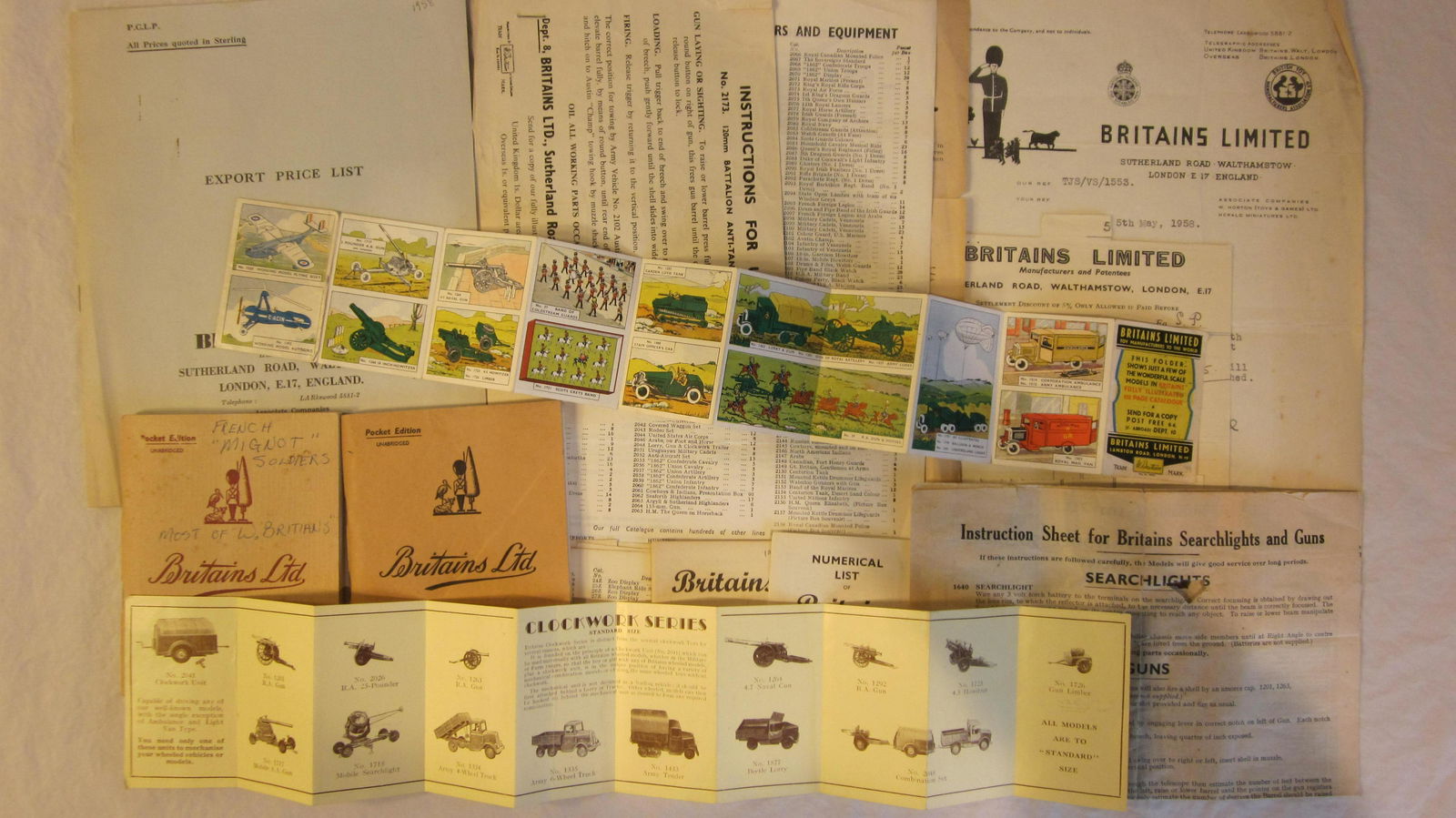 Original Britains Catalogs And Ephemera. (1 of 1)