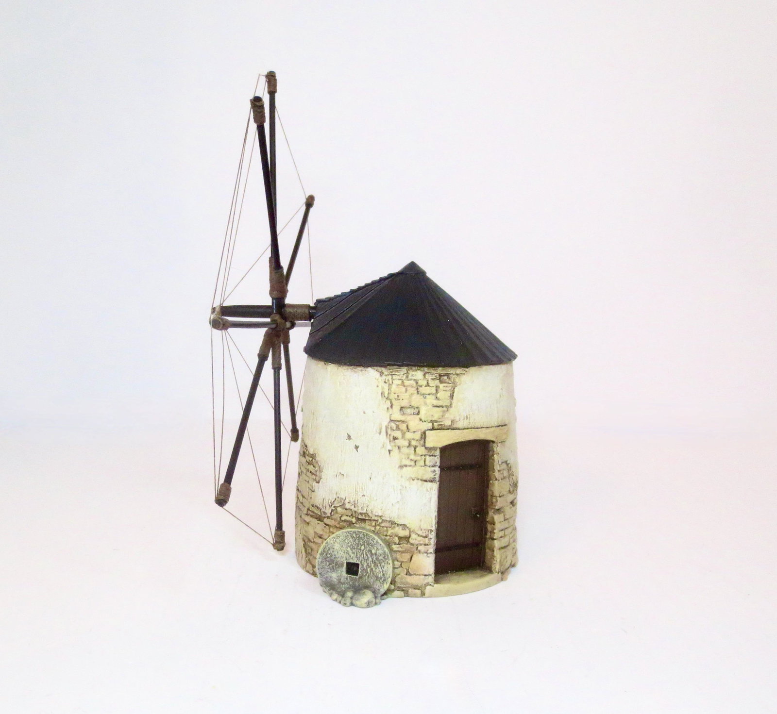 John Jenkins "The Mill": 6" tall to the top of the roof. 2 pieces. Near mint condition. Unboxed. **Additional Shipping Charge Due to Large Lot Size**