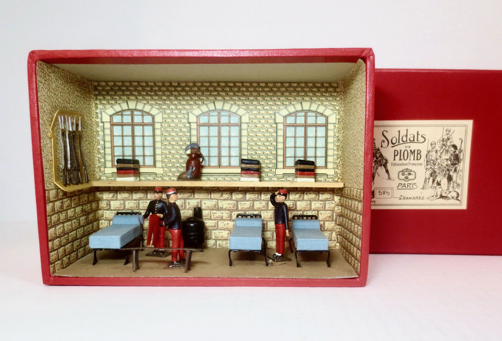 Mignot #585 French Army "Chabree" Diorama (1 of 1)