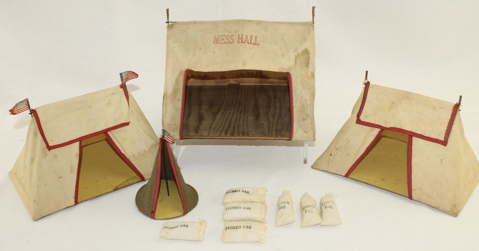 Lot of Cloth Tents and Trench Bags (1 of 3)