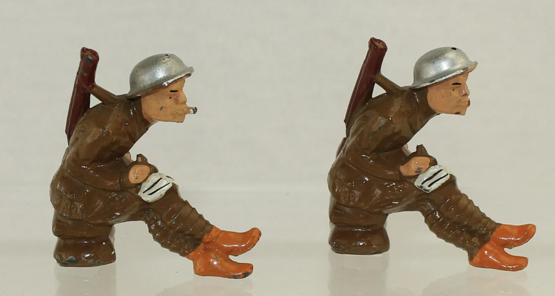 Manoil Lot Soldiers Writing Letters (1 of 2)