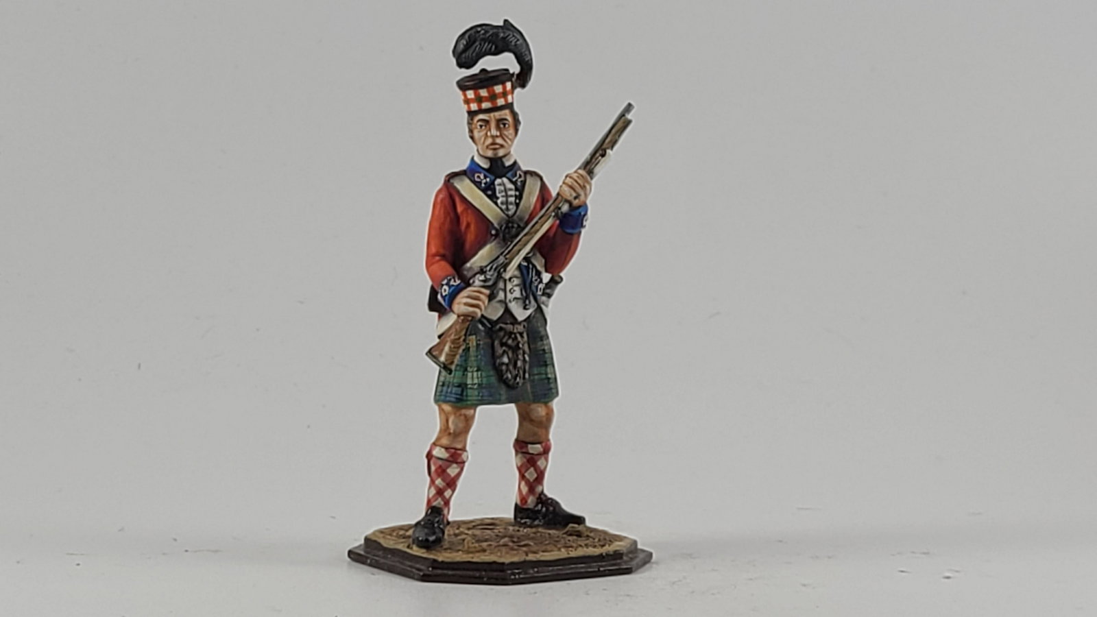AeroArt St. Petersburg Collection #357: AeroArt Military Miniatures - The St. Petersburg Collection #357 - Pvt, 42nd Royal Highland Regiment. Produced in 1997 and a total of 69 figures ever made. Near Mint, Unboxed, 1 piece.