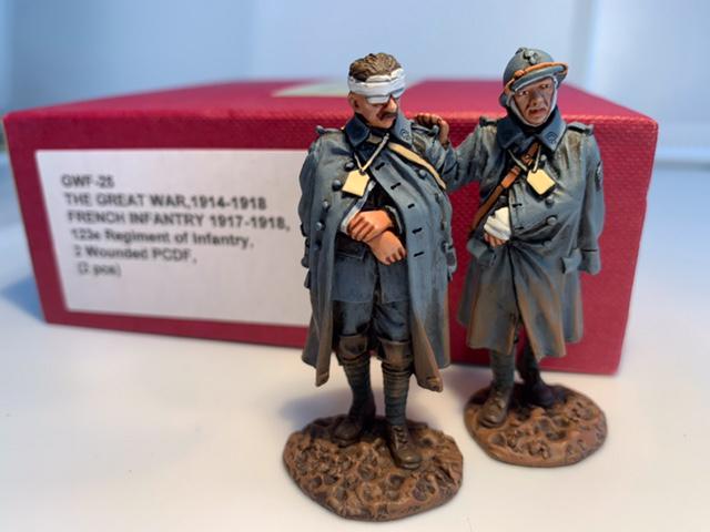 John Jenkins GWF-25 2 Wounded French Infantry (1 of 1)