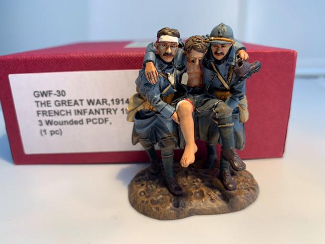John Jenkins GWF-30 French Infantry 3 Wounded (1 of 1)