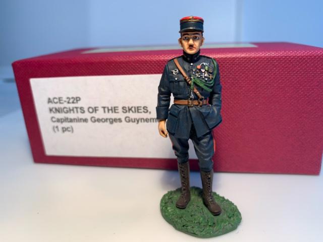 John Jenkins ACE-22P Capitanine Guynemer: John Jenkins ACE-22P Knights of the Skies, Capitanine Georges Guynemer, (1pc) - Mint Condition. Box Excellent.