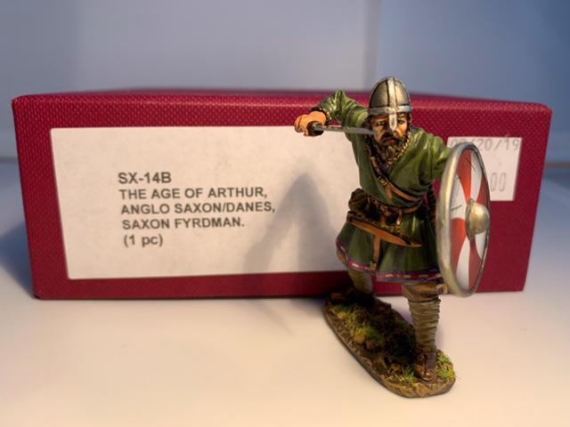 John Jenkins SX-14B Anglo Saxon Fyrdman: John Jenkins SX-14B The Age of Arthur, Anglo Saxon/Danes, Saxon Fyrdman, (1 pc) - Mint Condition. Box Excellent.