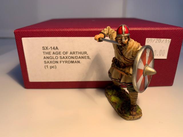 John Jenkins SX-14A Anglo Saxon Fyrdman: John Jenkins SX-14A The Age of Arthur, Anglo Saxon/Danes, Saxon Fyrdman, (1pc) - Mint Condition. Box Excellent.