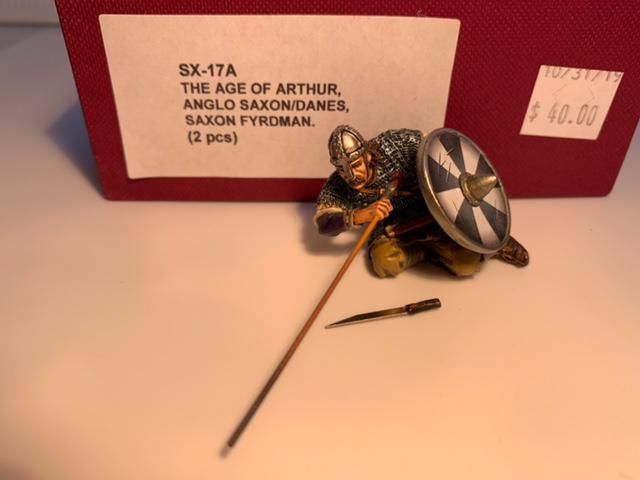 John Jenkins SX-17A Anglo Saxon Fyrdman: John Jenkins SX-17A The Age of Arthur, Anglo Saxon/Danes, Saxon Fyrdman, (2pcs) - Mint Condition. Box Excellent.