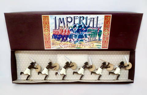 Imperial #46 Beja Warriors: Sudan 1180-1898. 6 pieces. Mint condition. Boxes excellent.