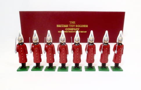 British Toy Soldier Company #30 Lifeguards: At Present in Winter Coats. 8 pieces. Mint condition. Box excellent.