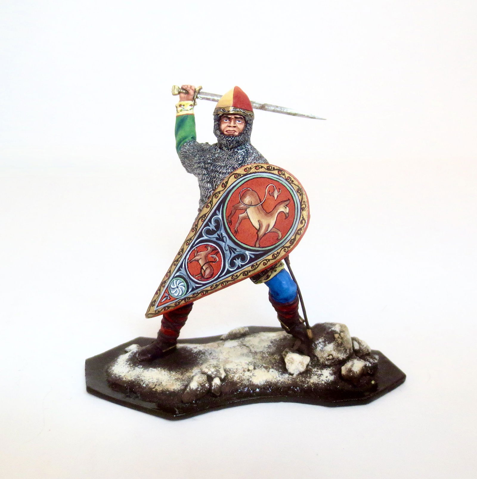 Russian Studio Medieval Knight Wielding Sword (1 of 1)