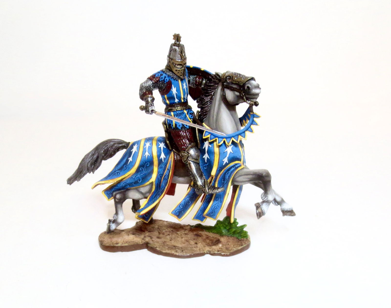 Russian Studio Mounted Knight in Battle (1 of 1)