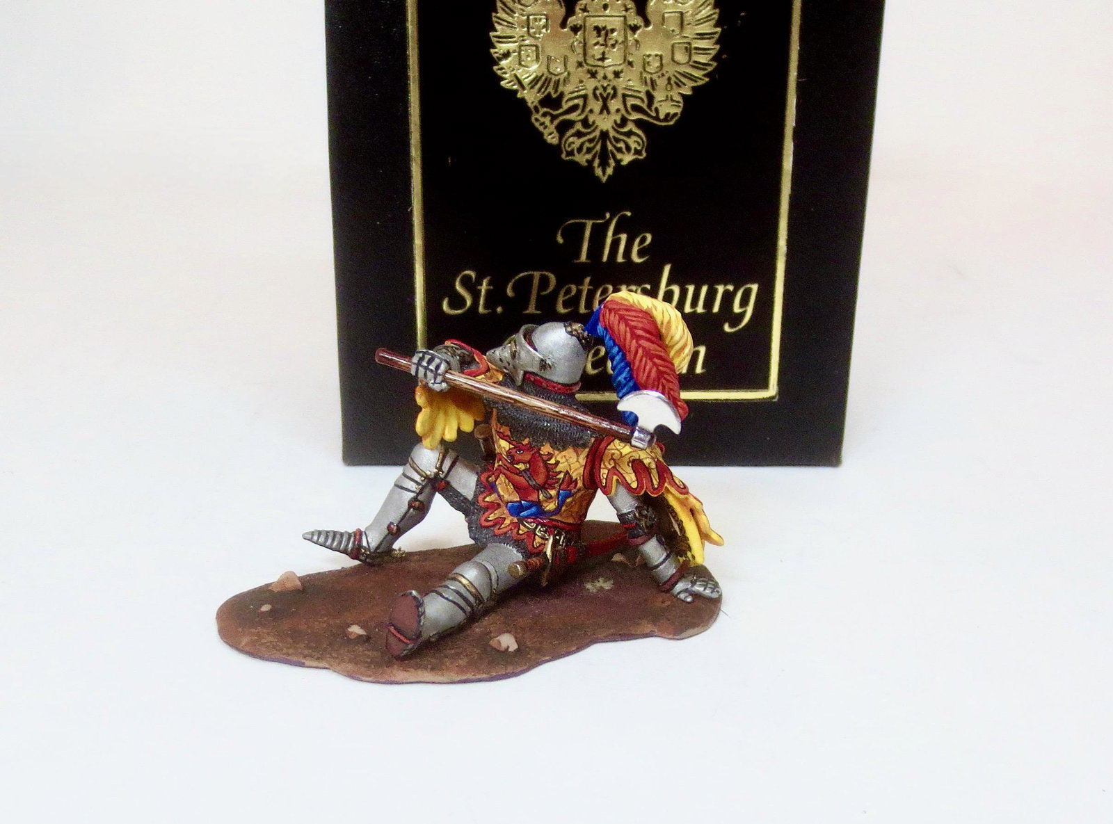 St. Petersburg Fallen Knight With Axe: Mint condition. Box excellent.