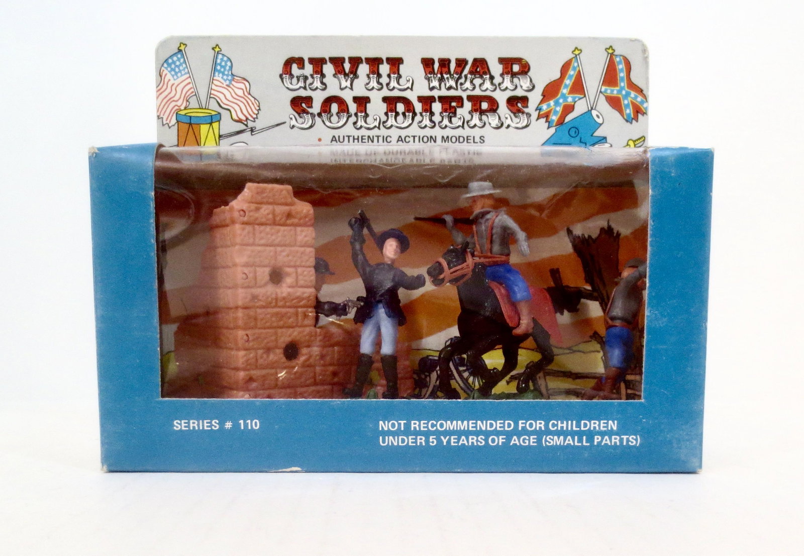 Ward Confederate Civil War Soldiers: 5 pieces. Mint condition. Box excellent.