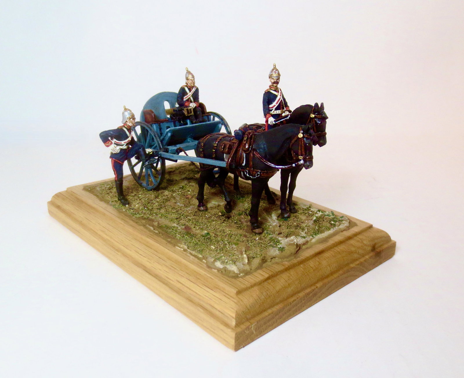 Richard Newth-Gibbs Maxim Gun Detachment: Royal Horse Artillery. 54mm scale. Near mint condition. No box.