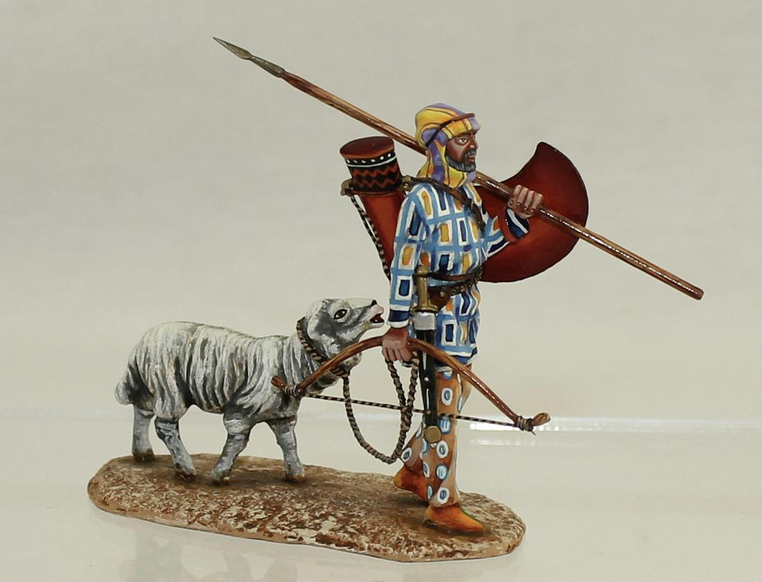 Russian Studio Persian Warrior with Goat in Tow (1 of 3)