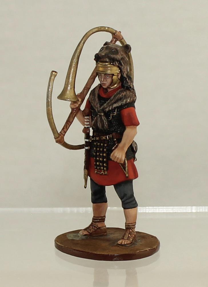 Russian Studio Roman with Cornicen in Wolf Skin (1 of 3)