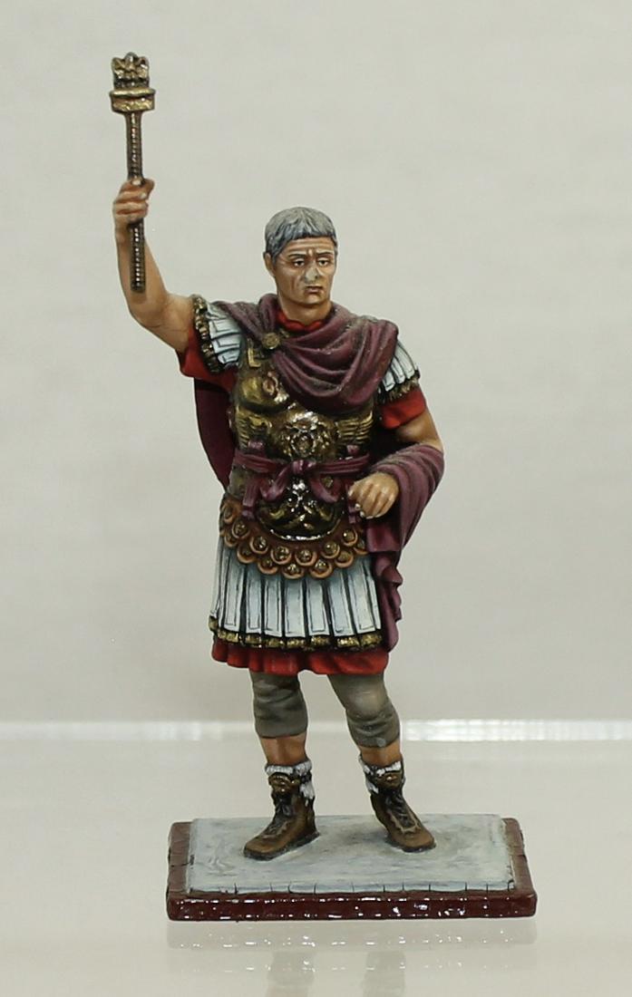 AeroArt Roman Emperor: St. Petersburg Collection. 6193 on Bottom of Base. 1 Piece. Condition Very Good. Paint Chips to Back of Cloak and Base. Nose Bruised. No Box.