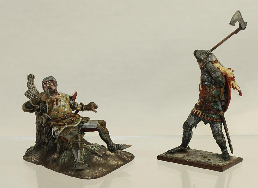 Amber Studio Lot Axeman Seated Knight (1 of 3)