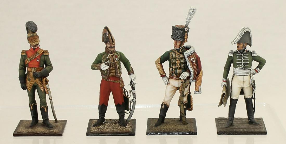 Moscow Collection Lot French Napoleonics: Napoleonic Wars. 4 Pieces. Condition Excellent. No Box.