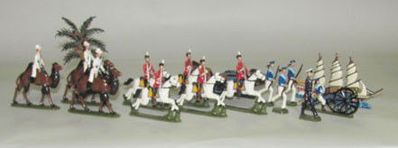 Cottage Castings: British Troops wEquipment: Cottage Castings: British Troops wEquipment 20pcs