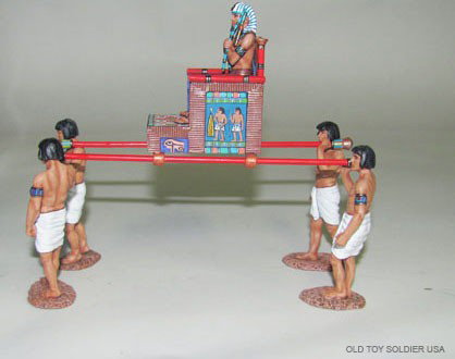 King & Country: Ancient Egypt Pharaohs sedan chai: King & Country: Ancient Egypt Pharaohs sedan chair AE01 5pcs