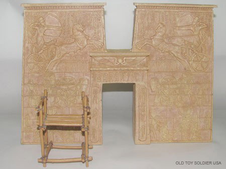 King & Country: Ancient Egypt AE11, 013, Scaffold: King & Country: Ancient Egypt AE11, AE013, Scaffolding & Temple Facade 2pcs
