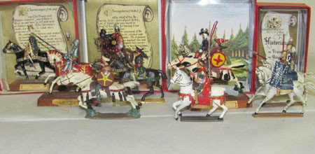 Mignot: Historic Personalities, : Mignot: Historic Personalities, Vercingtroix, Charlemagne, Attila, Caesar, Bayard, Kleber, others 11pcs