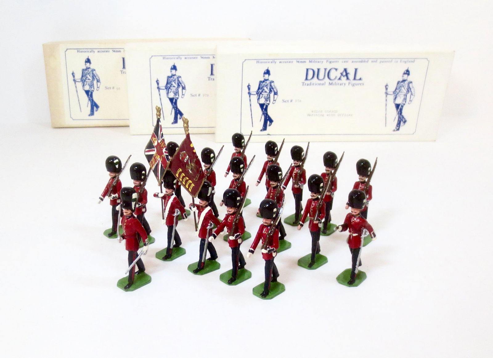 Ducal Welsh Guards With Colour Party (1 of 1)