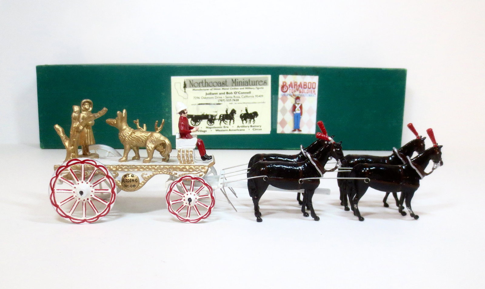 Northcoast Miniatures Circus Wagon & Driver (1 of 1)